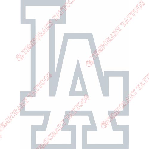 Los Angeles Dodgers Customize Temporary Tattoos Stickers NO.1676